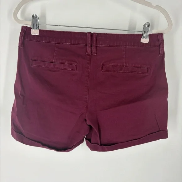 Arizona Jean Co Burgundy Shorts Juniors Size 11 - Picture 2 of 7